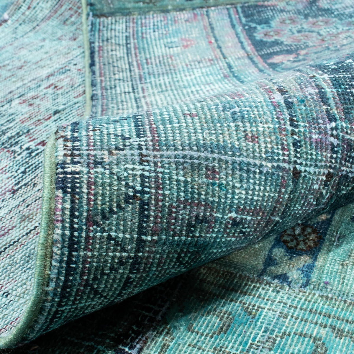 Patchwork-tæppe - 299 x 238 cm - flerfarvet