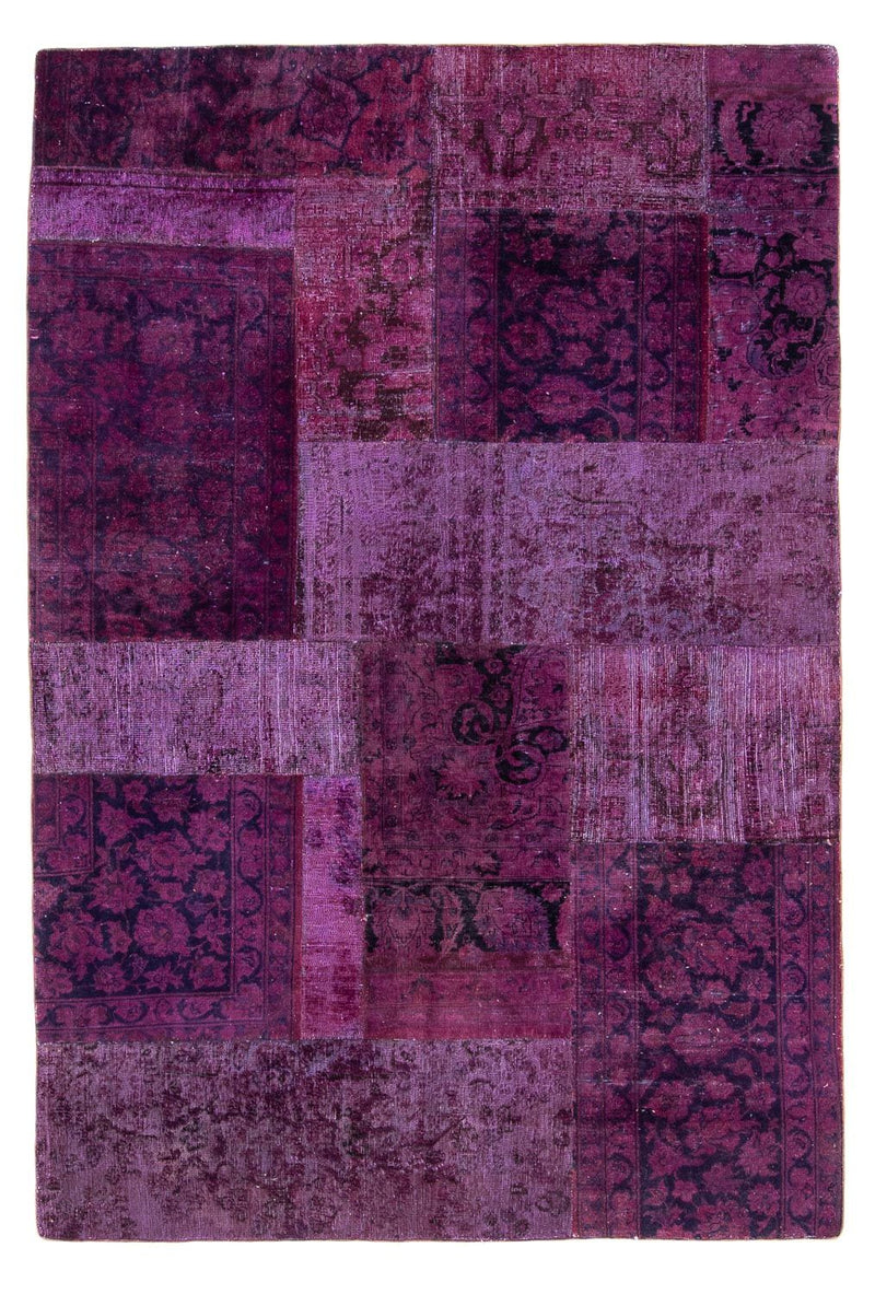 Patchwork-tæppe - 271 x 180 cm - flerfarvet