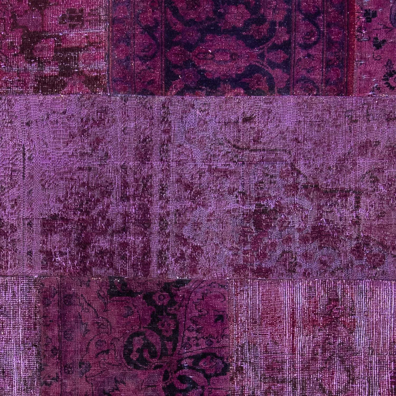 Patchwork-tæppe - 271 x 180 cm - flerfarvet