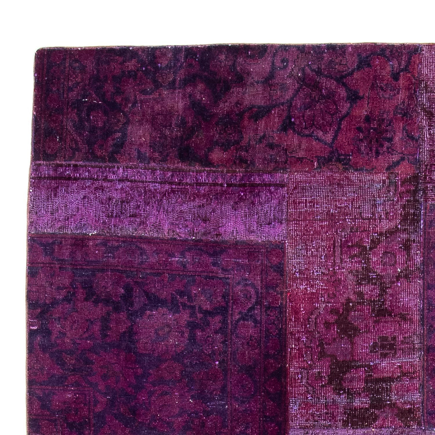 Patchwork-tæppe 271x180cm - Perserteppich Wollteppich