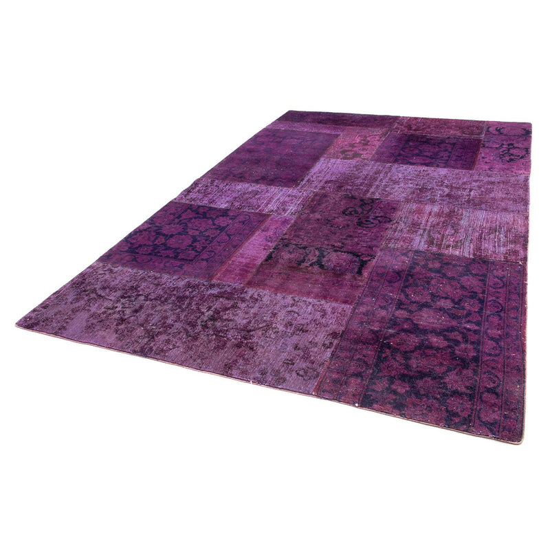 Patchwork-tæppe - 271 x 180 cm - flerfarvet