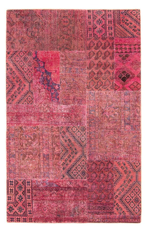 Patchwork-tæppe - 239 x 152 cm - flerfarvet