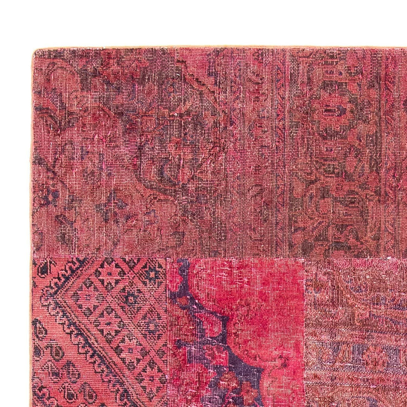 Patchwork-tæppe - 239 x 152 cm - flerfarvet