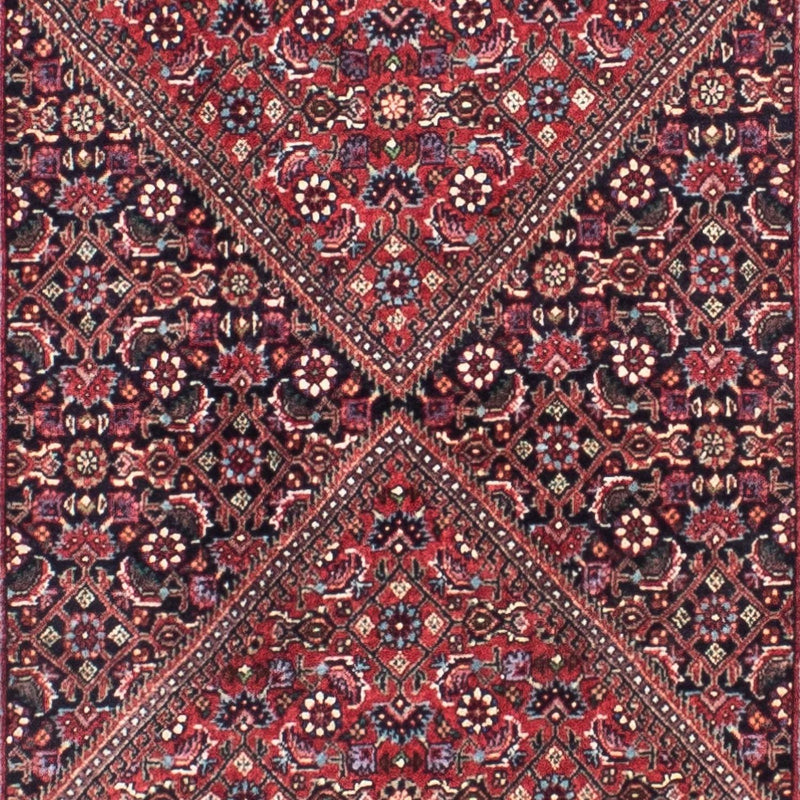Løber Persisk tæppe - Bijar - 308 x 78 cm - lysrød