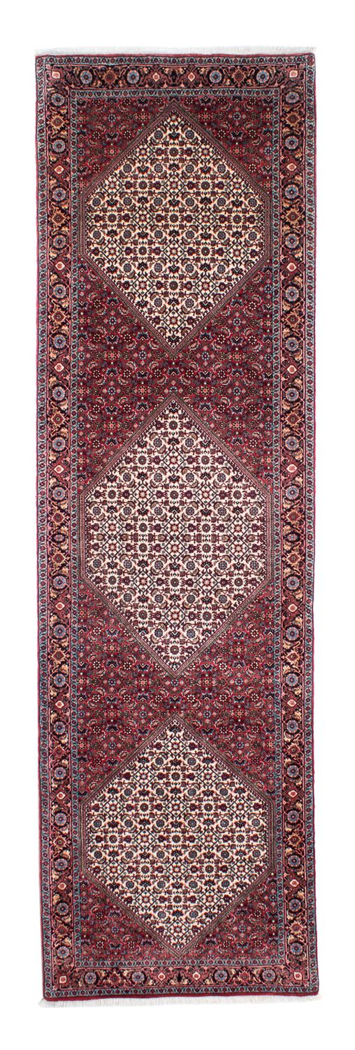 Løber Persisk tæppe - Bijar - 306 x 91 cm - beige