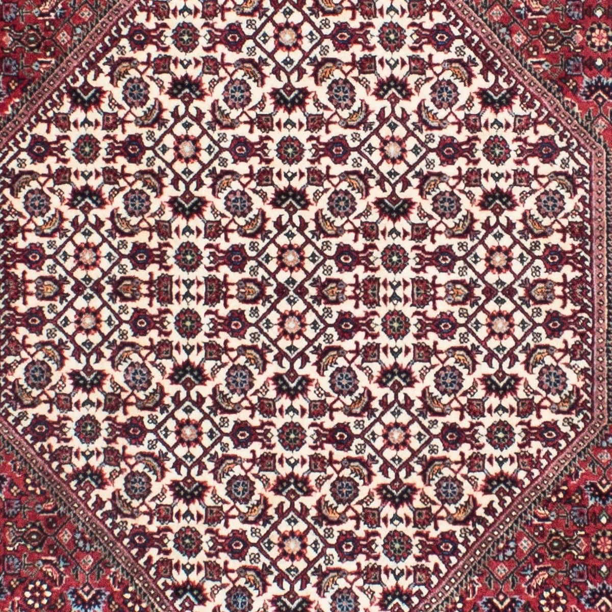 Løber Persisk tæppe - Bijar - 306 x 91 cm - beige