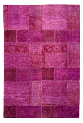 Patchwork-tæppe - 271 x 182 cm - lilla