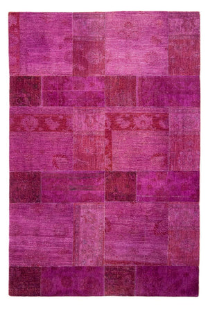Patchwork-tæppe - 271 x 182 cm - lilla