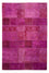 Patchwork-tæppe - 271 x 182 cm - lilla