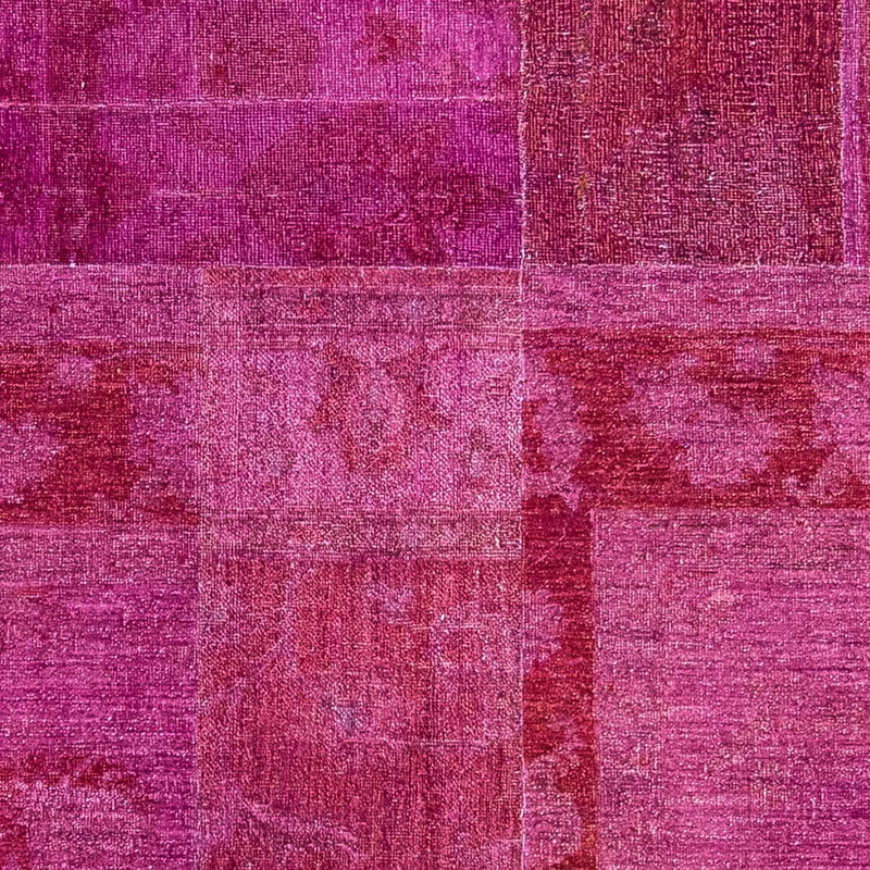 Patchwork-tæppe - 271 x 182 cm - lilla