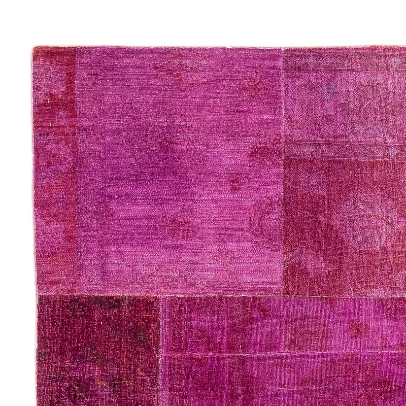 Patchwork-tæppe - 271 x 182 cm - lilla