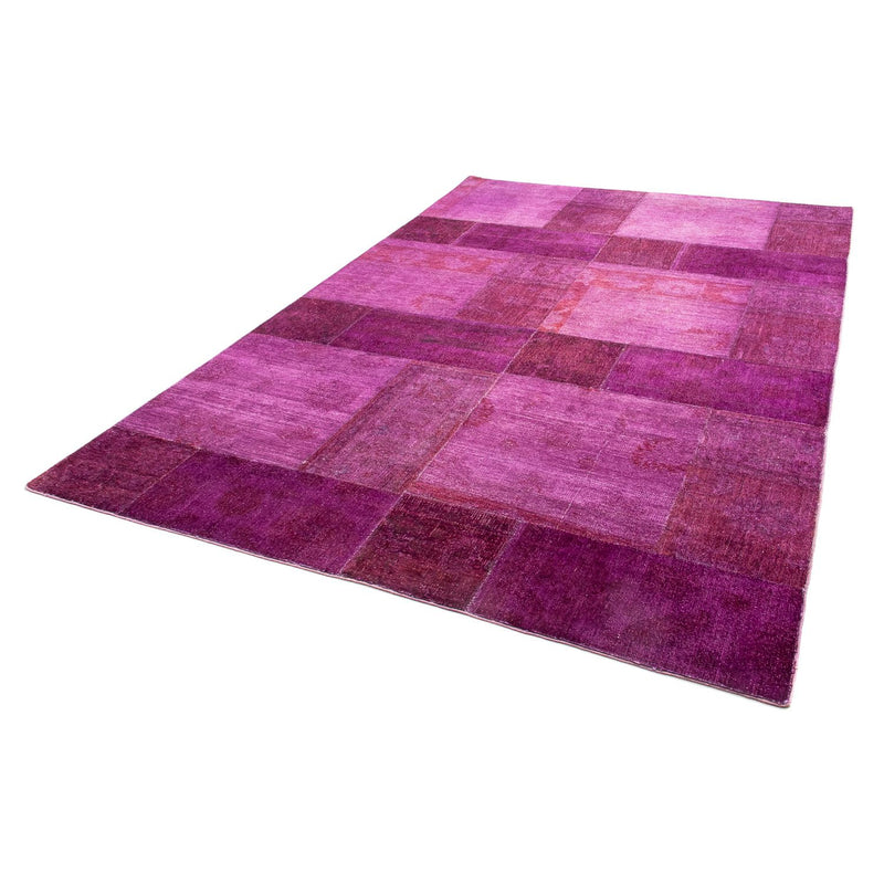Patchwork-tæppe - 271 x 182 cm - lilla