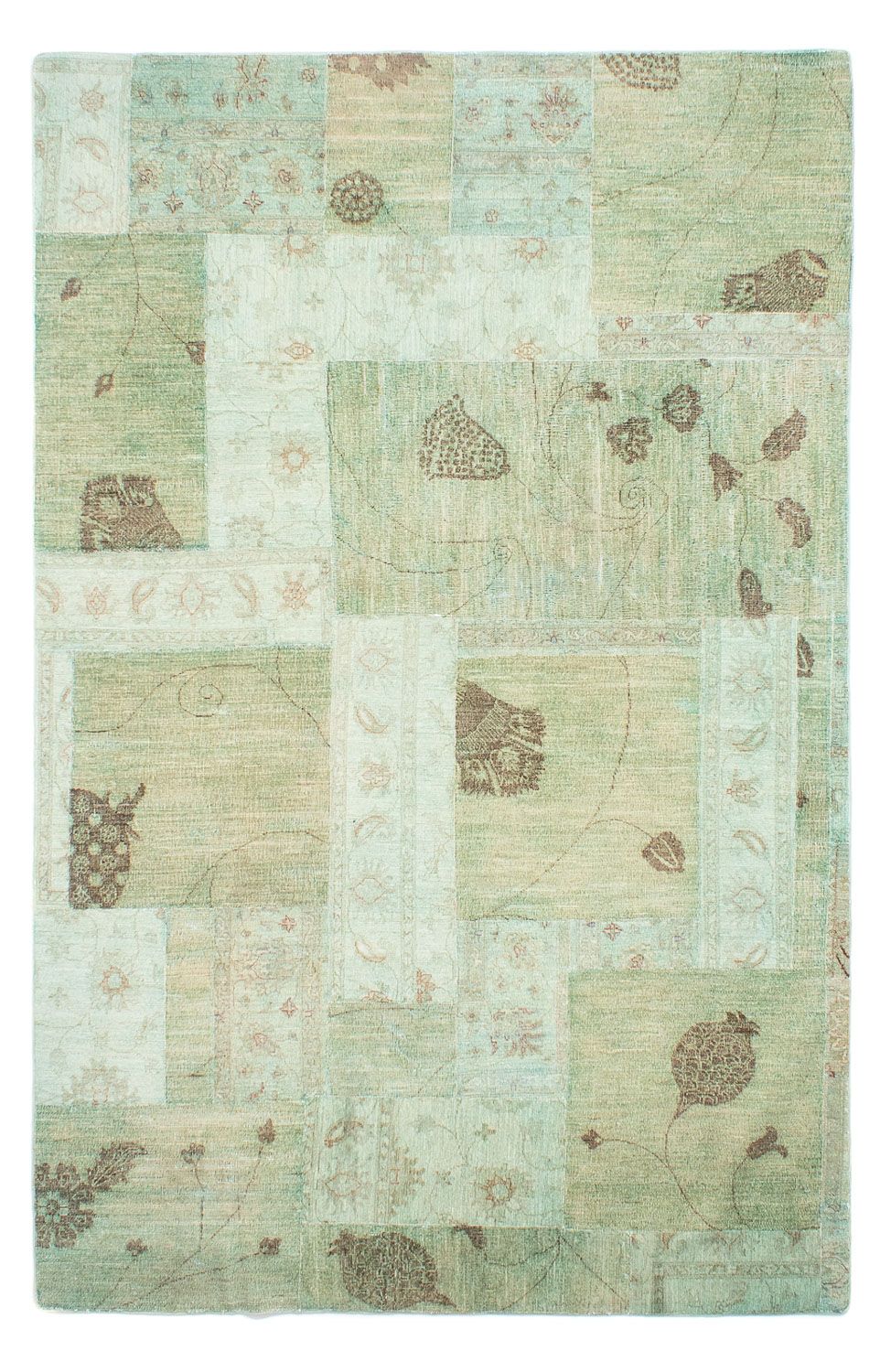 Patchwork-tæppe - 292 x 190 cm - flerfarvet