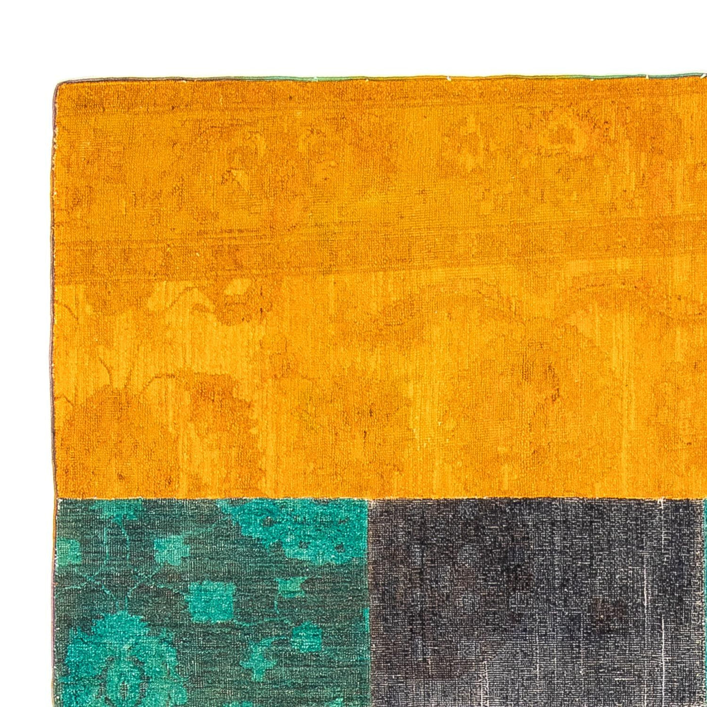 Patchwork-tæppe 232x164cm - Perserteppich Wollteppich