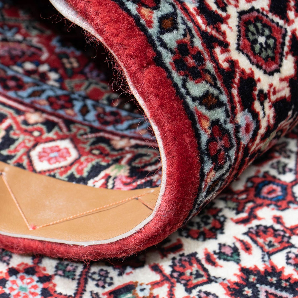 Løber Persisk tæppe - Bijar - 212 x 71 cm - rød