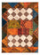 Patchwork-tæppe - 229 x 163 cm - flerfarvet
