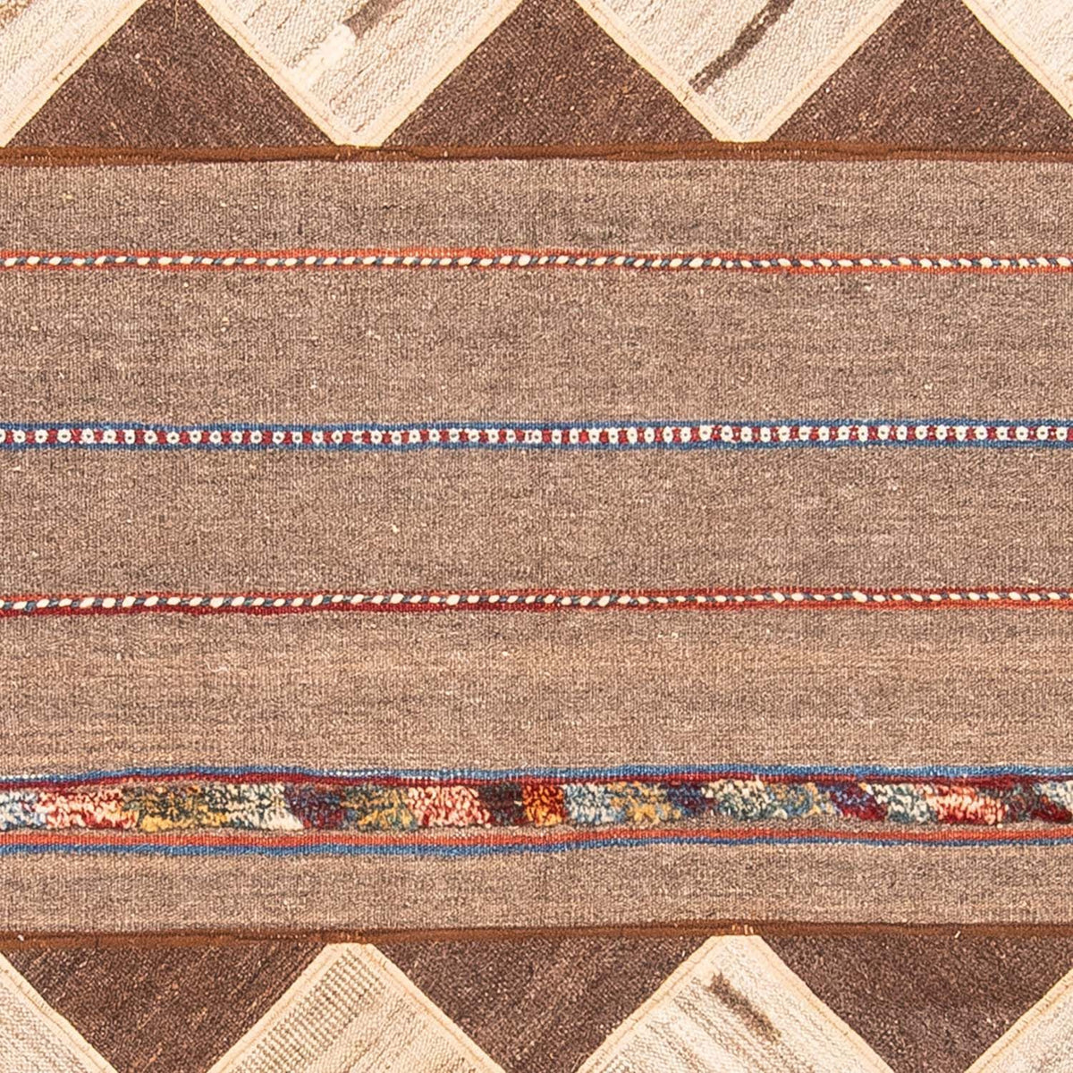 Patchwork-tæppe - 224 x 164 cm - flerfarvet