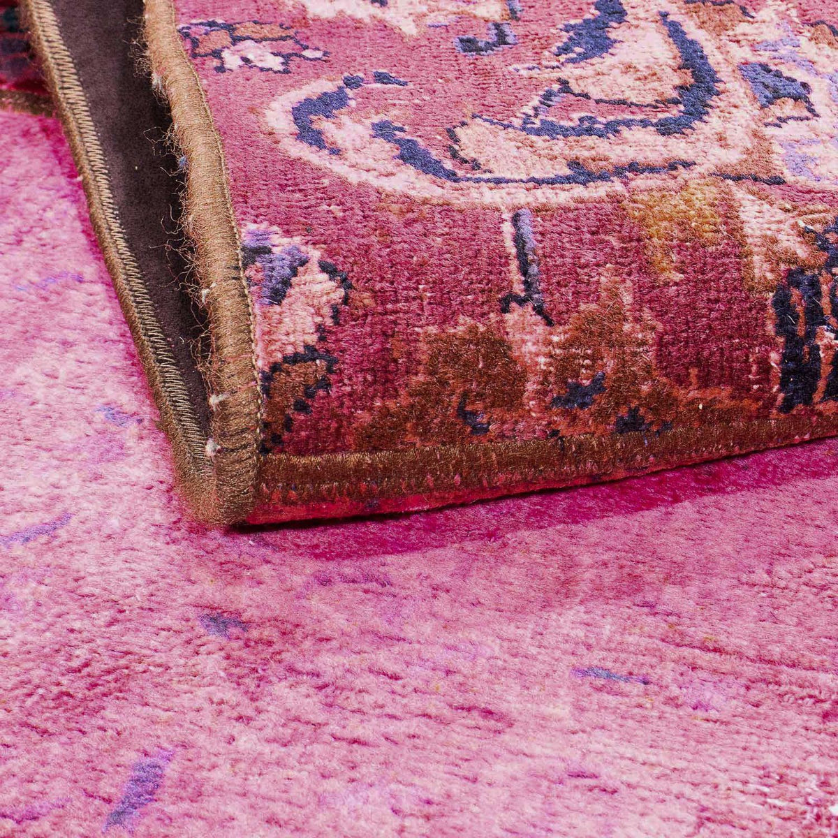 Patchwork-tæppe - 197 x 138 cm - flerfarvet