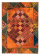 Patchwork-tæppe 225x164cm - Perserteppich Wollteppich