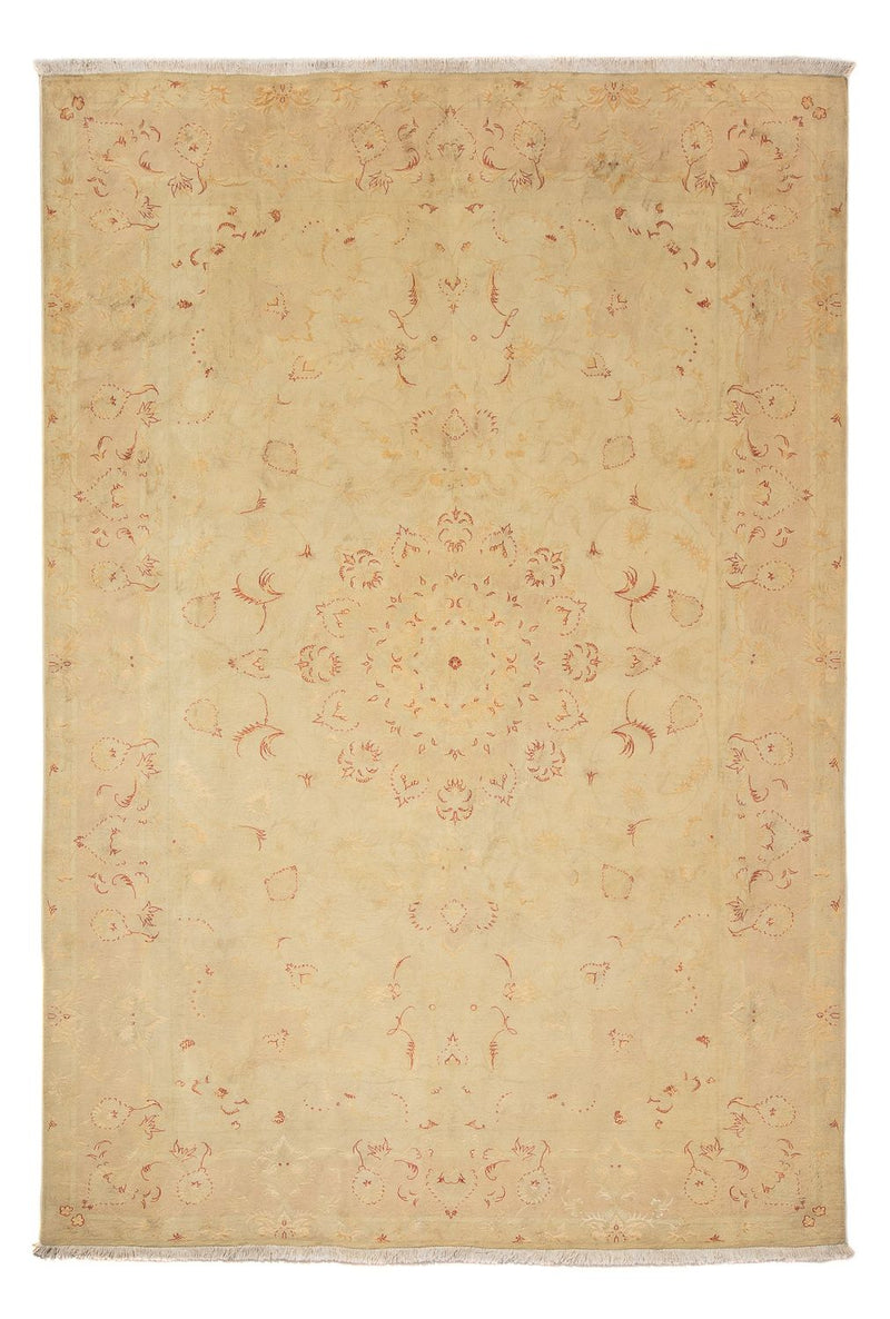 Persisk tæppe - Tabriz - Royal - 298 x 198 cm - lys brun