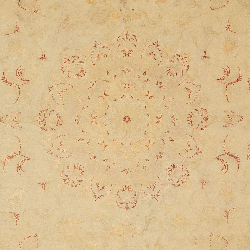 Persisk tæppe - Tabriz - Royal - 298 x 198 cm - lys brun