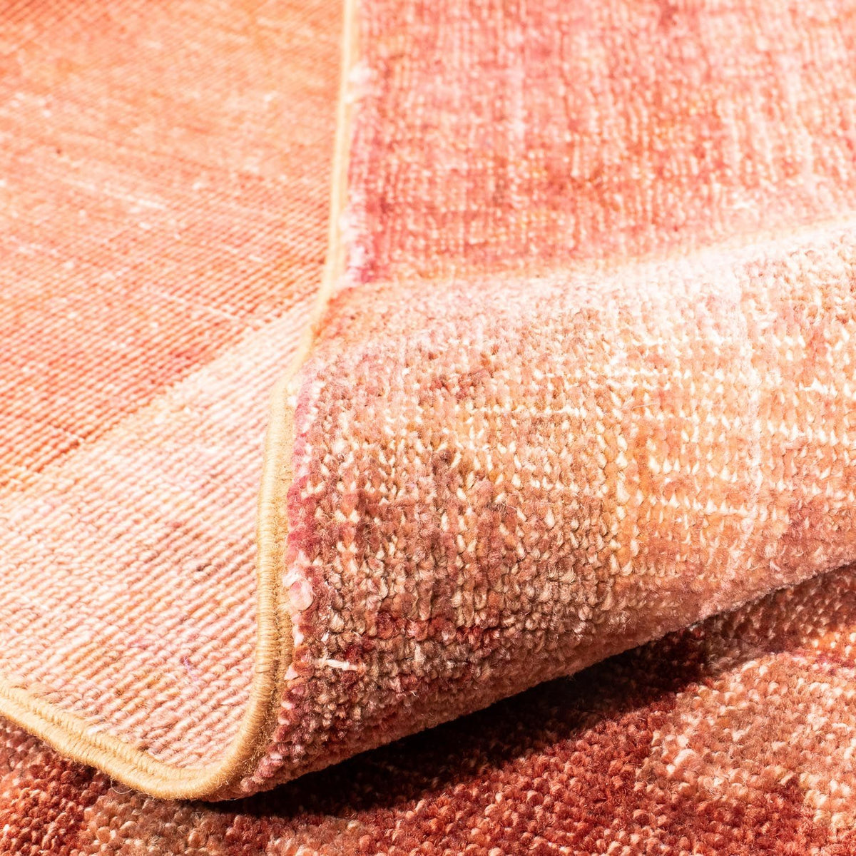 Patchwork-tæppe - 270 x 181 cm - lysrød