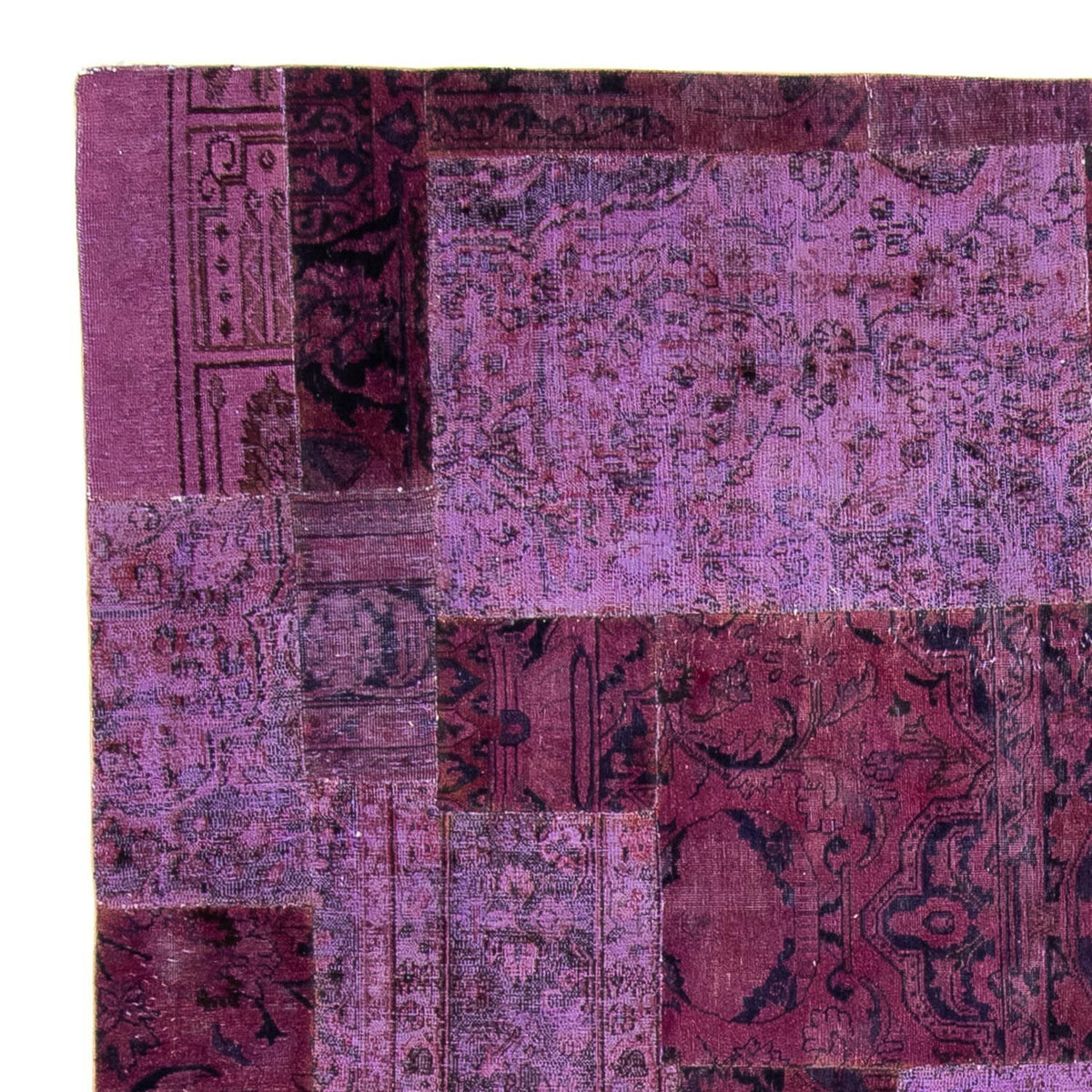 Patchwork-tæppe 260x356cm - Perserteppich Wollteppich