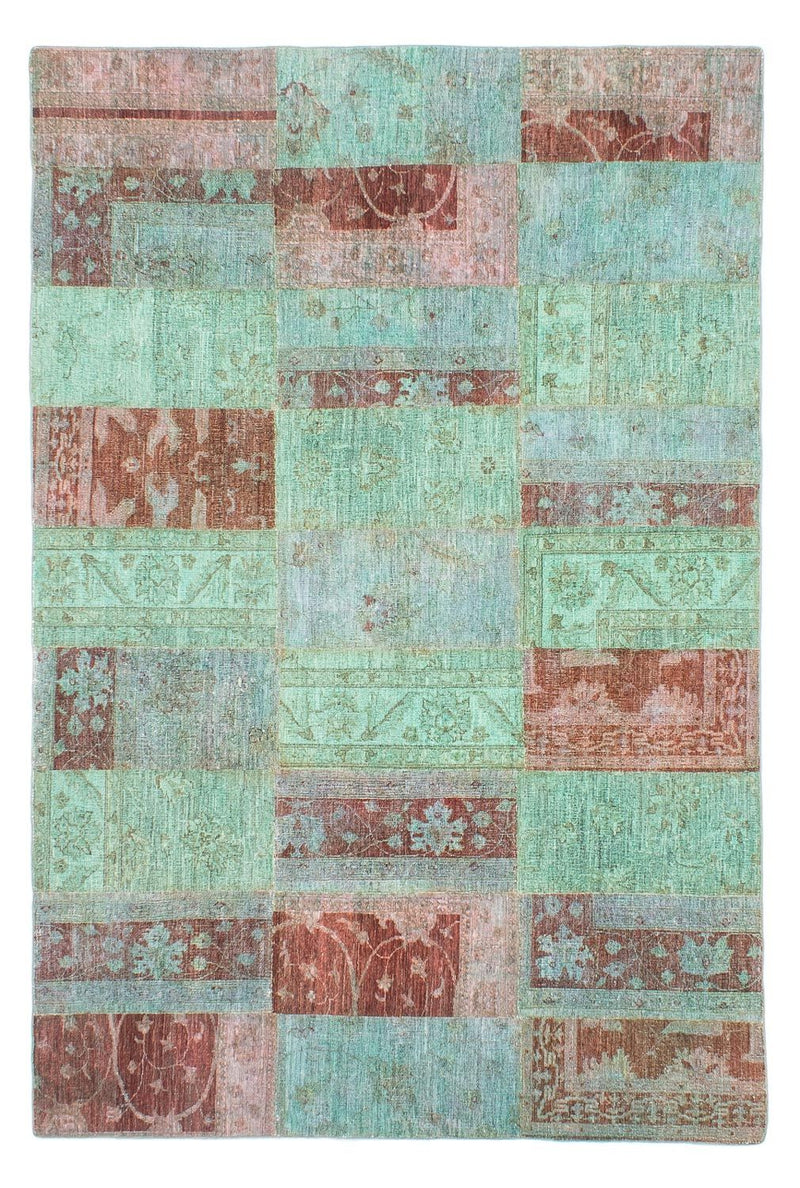 Patchwork-tæppe - 270 x 182 cm - flerfarvet