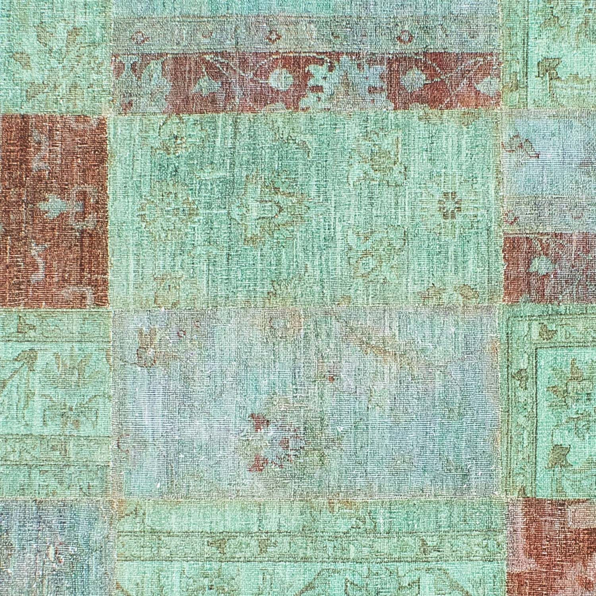 Patchwork-tæppe - 270 x 182 cm - flerfarvet