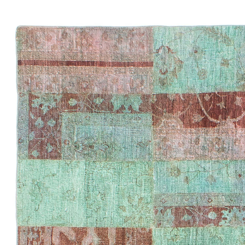 Patchwork-tæppe - 270 x 182 cm - flerfarvet