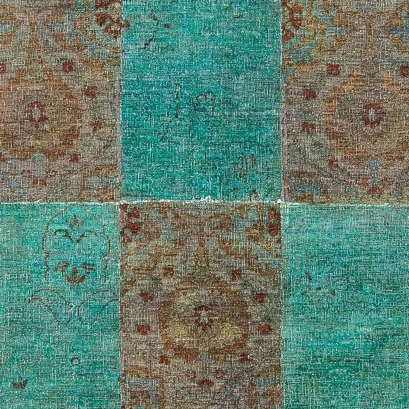 Patchwork-tæppe - 240 x 149 cm - flerfarvet