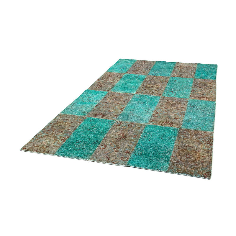 Patchwork-tæppe - 240 x 149 cm - flerfarvet