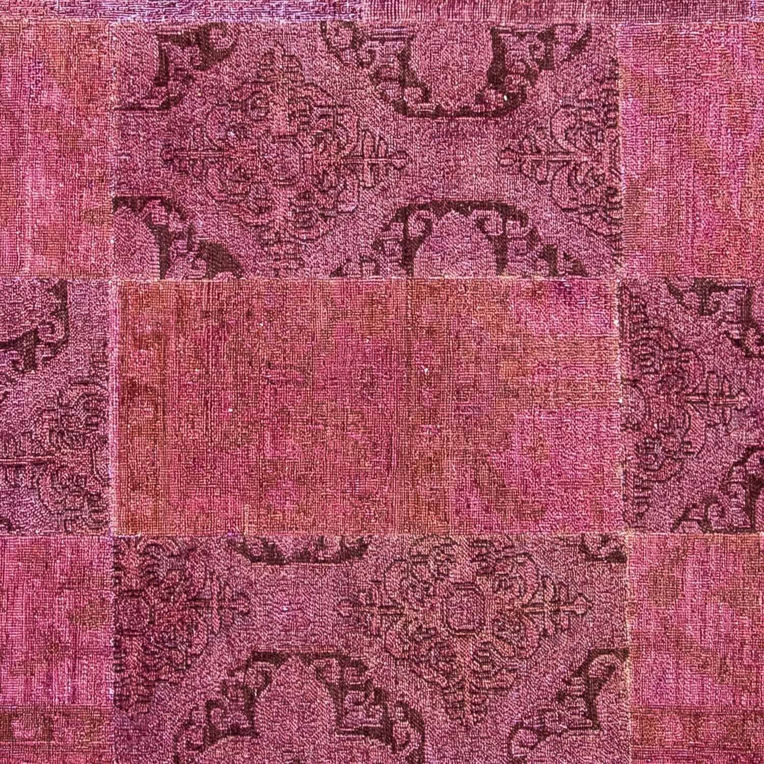 Patchwork-tæppe - 264 x 182 cm - flerfarvet