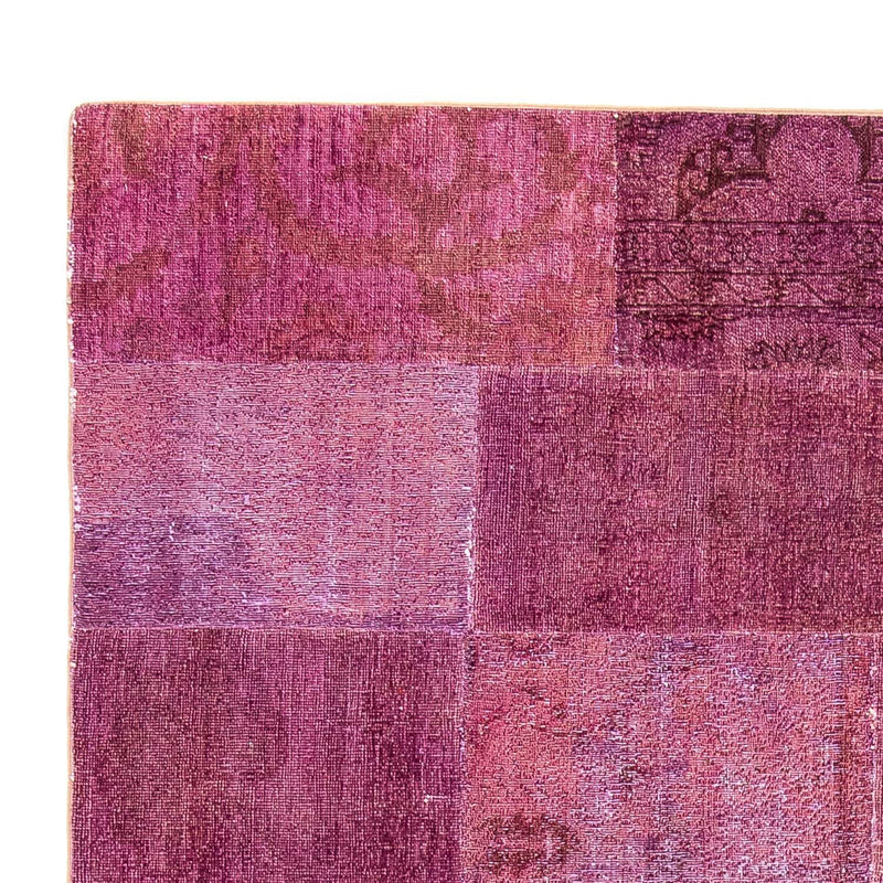 Patchwork-tæppe - 264 x 182 cm - flerfarvet
