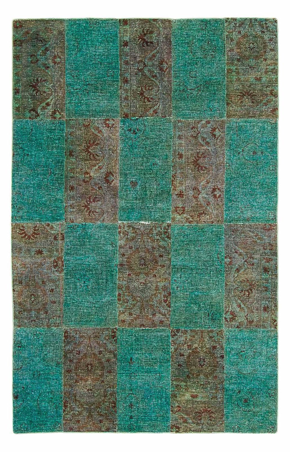 Patchwork-tæppe - 243 x 149 cm - flerfarvet