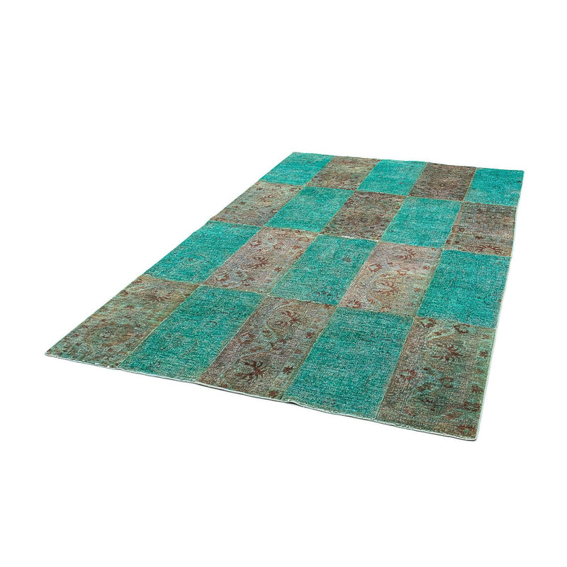 Patchwork-tæppe - 243 x 149 cm - flerfarvet