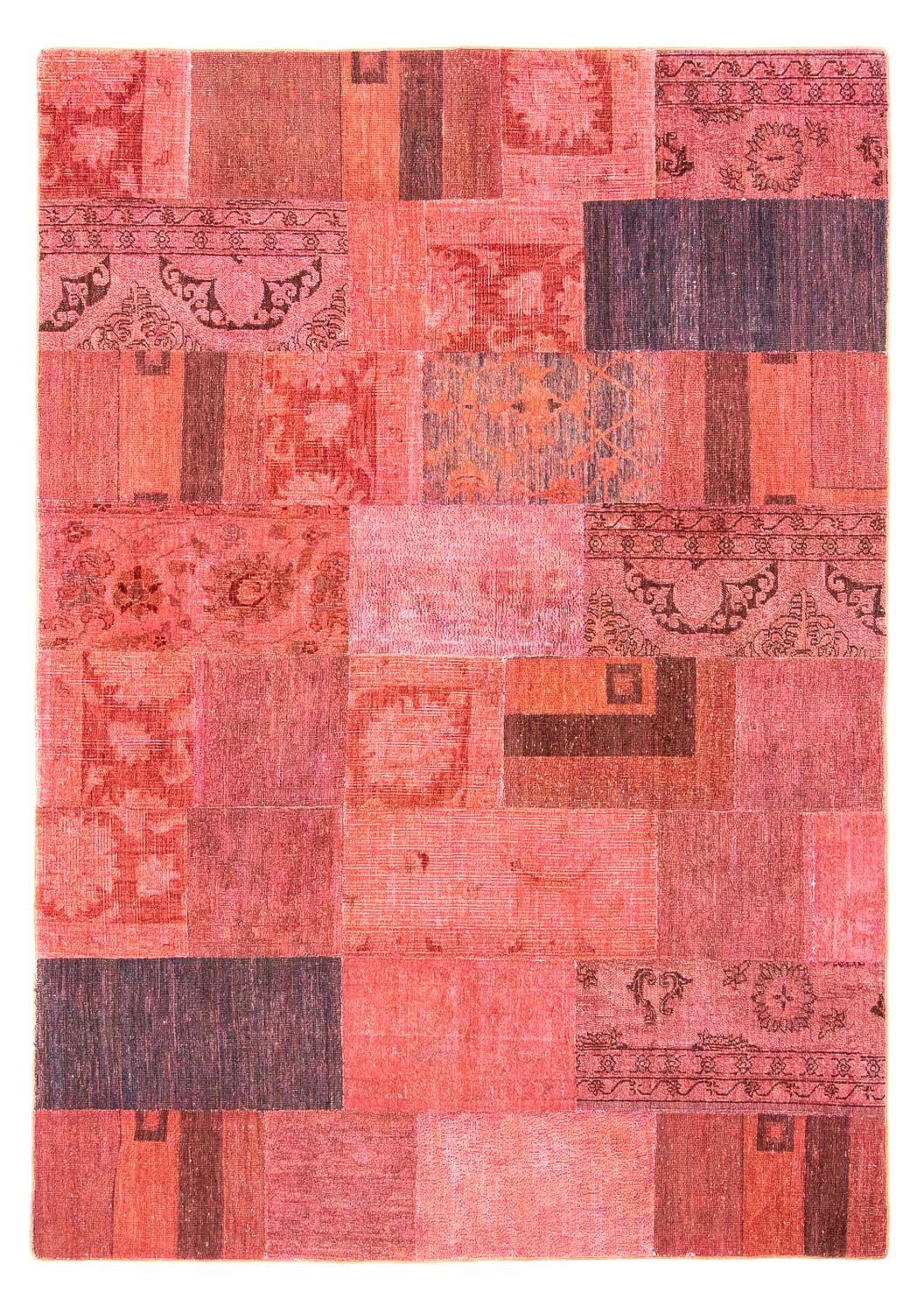 Patchwork-tæppe - 237 x 166 cm - flerfarvet