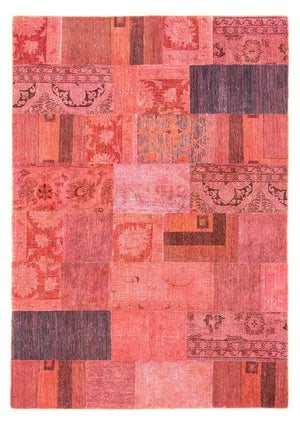 Patchwork-tæppe - 237 x 166 cm - flerfarvet