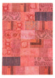 Patchwork-tæppe 166x237cm - Perserteppich Wollteppich