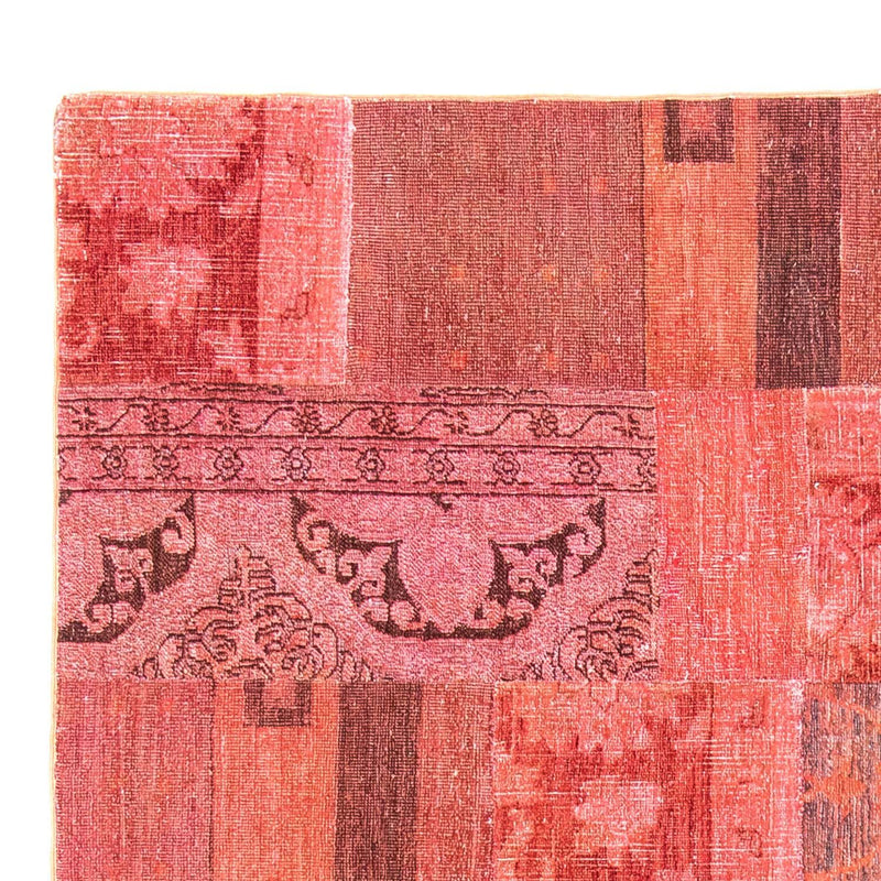 Patchwork-tæppe - 237 x 166 cm - flerfarvet