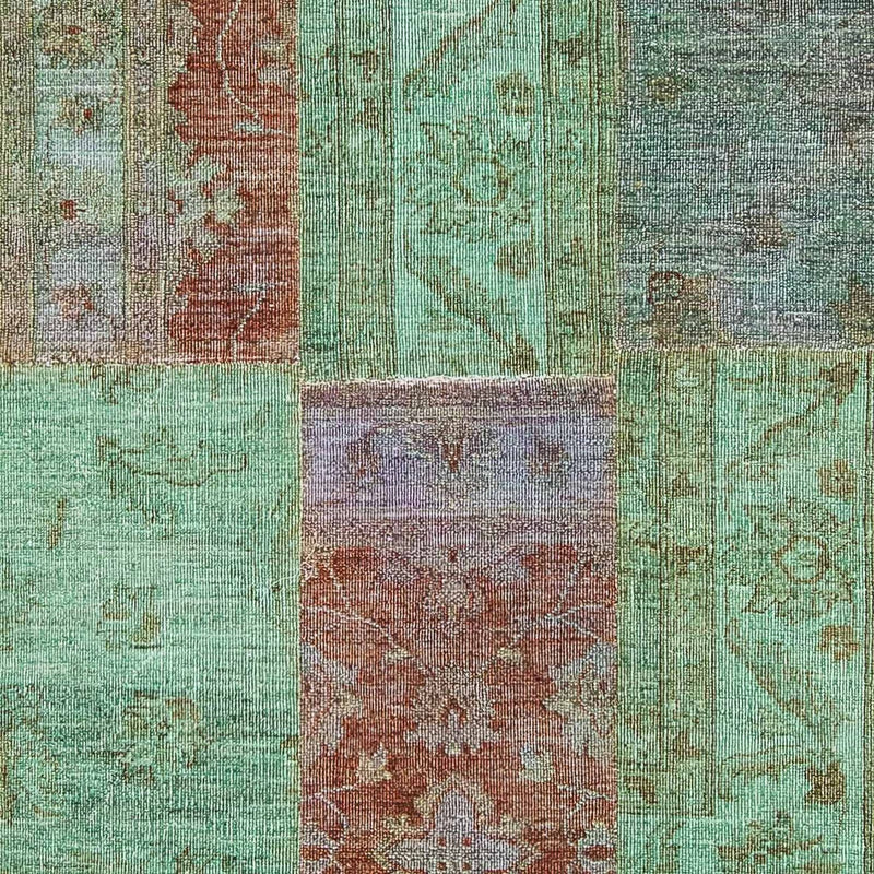 Patchwork-tæppe - 242 x 148 cm - flerfarvet