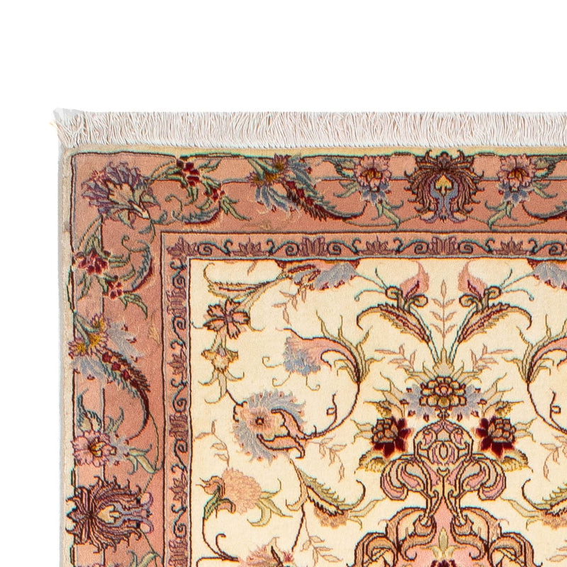 Løber Persisk tæppe - Tabriz - Royal - 310 x 88 cm - beige