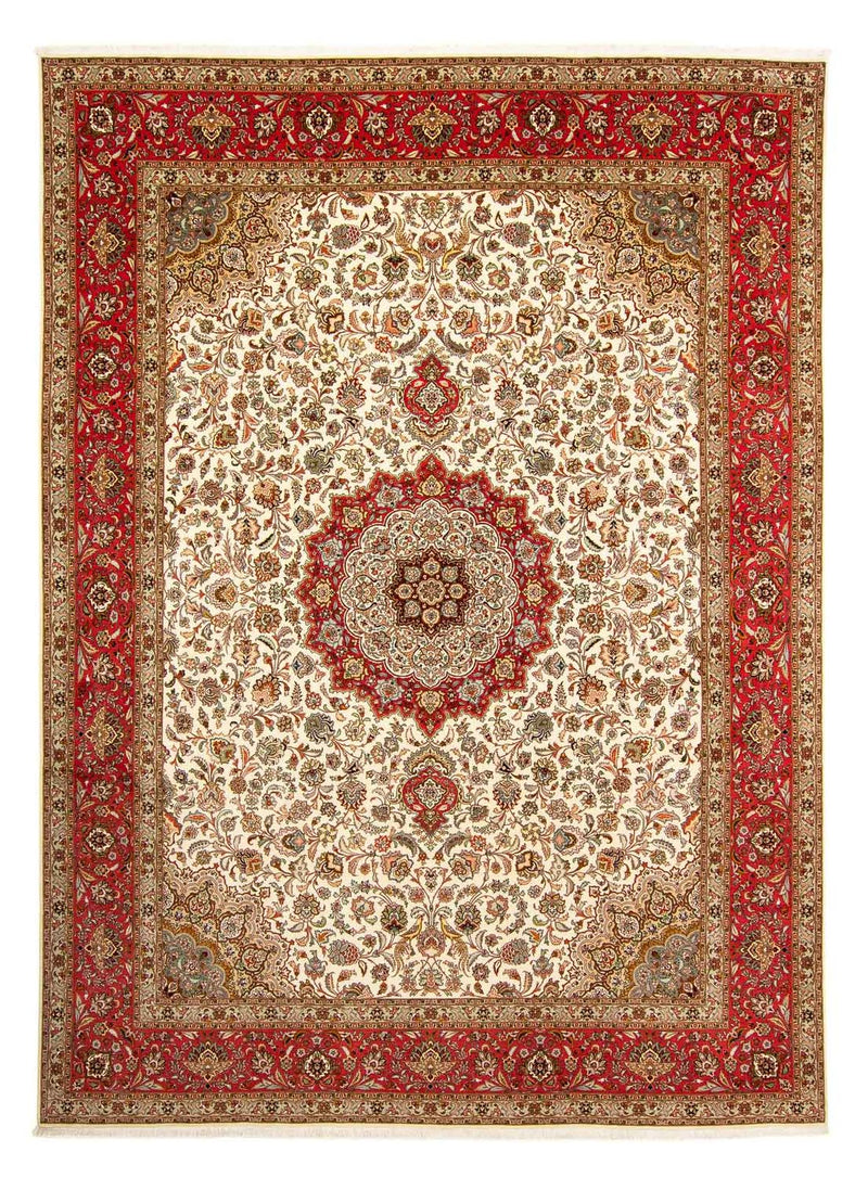 Persisk tæppe - Tabriz - Royal - 406 x 300 cm - rød