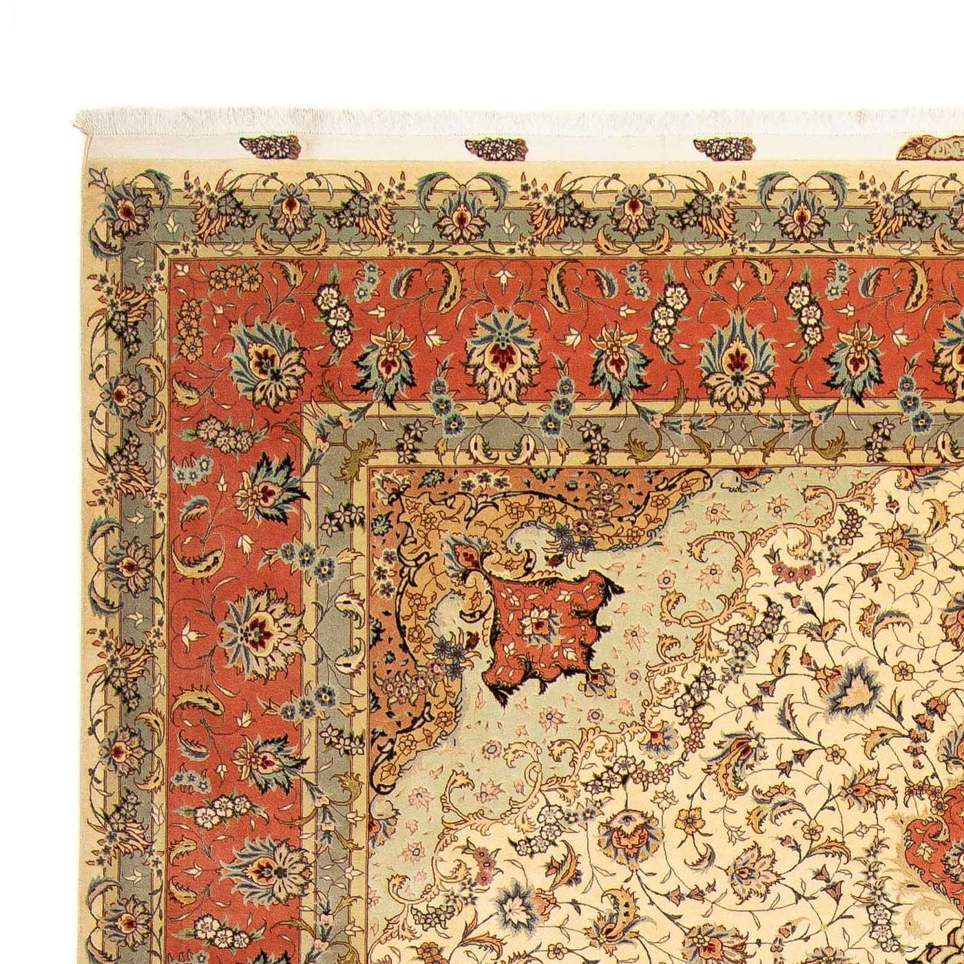 Tabriz - 50 Raj Tæppe 387x307cm - Persisk tæppe