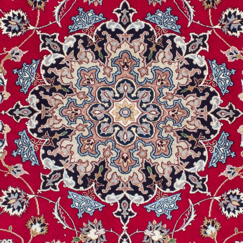 Persisk tæppe - Tabriz - Royal - 200 x 153 cm - mørkerød