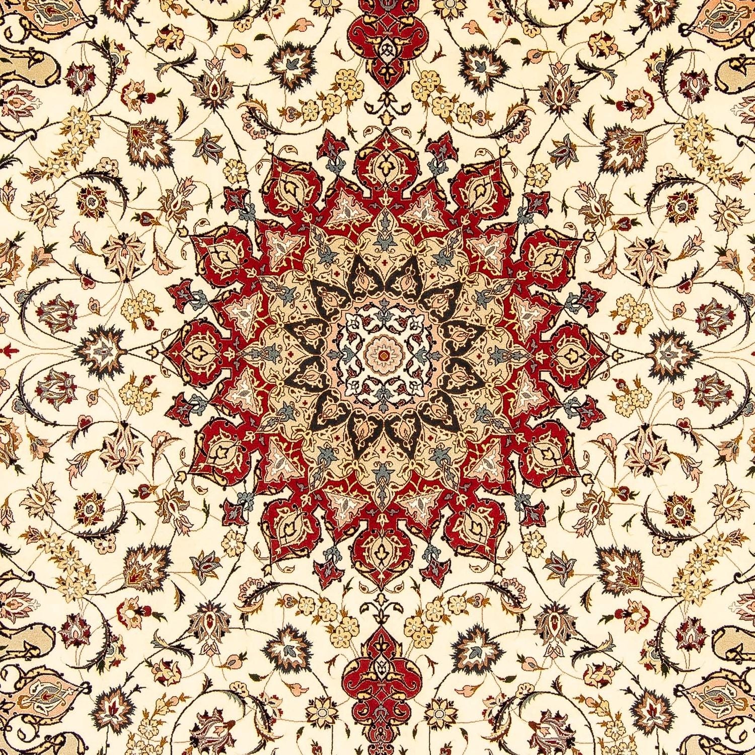 Persisk tæppe - Tabriz - Royal - 350 x 251 cm - beige