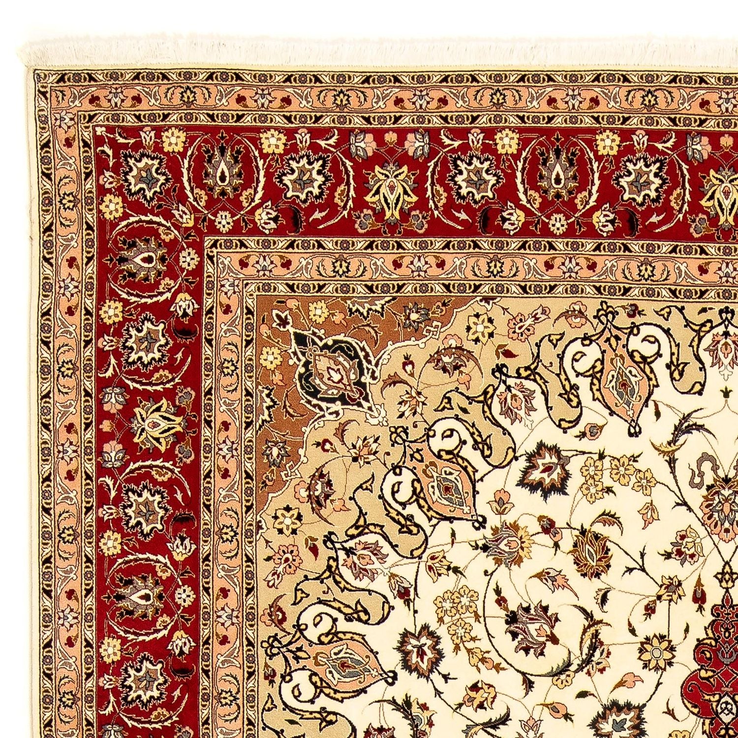 Persisk tæppe - Tabriz - Royal - 350 x 251 cm - beige