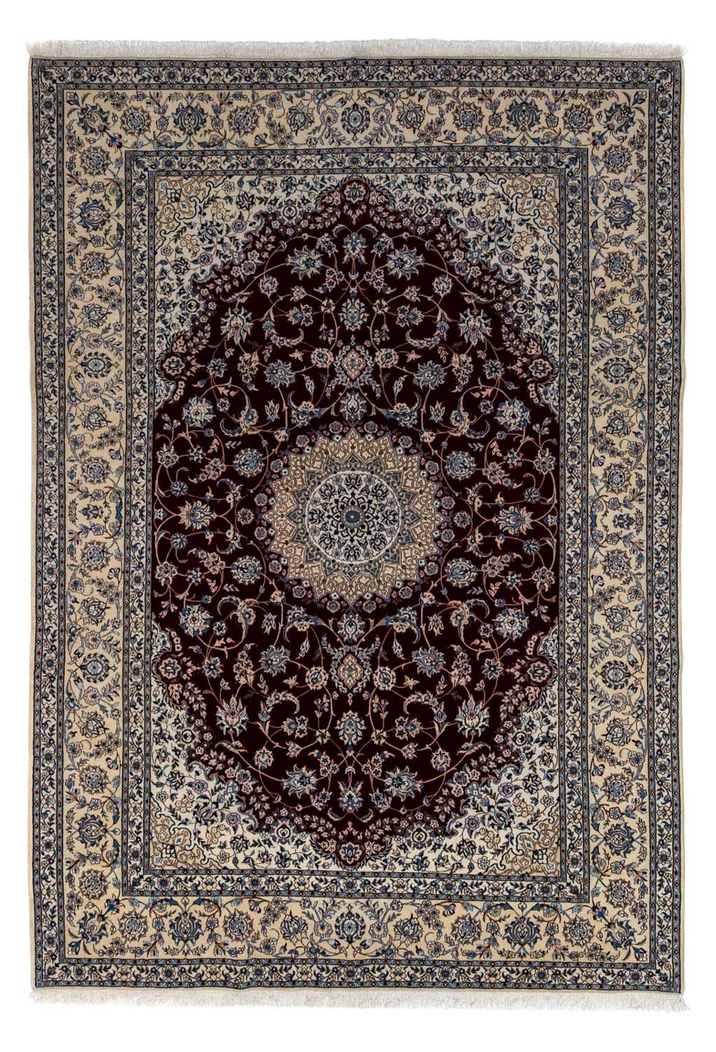 Persisk tæppe - Nain - Royal - 348 x 248 cm - sort