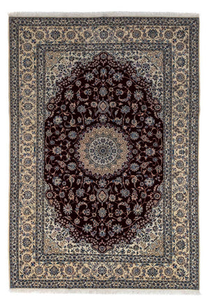Persisk tæppe - Nain - Royal - 348 x 248 cm - sort