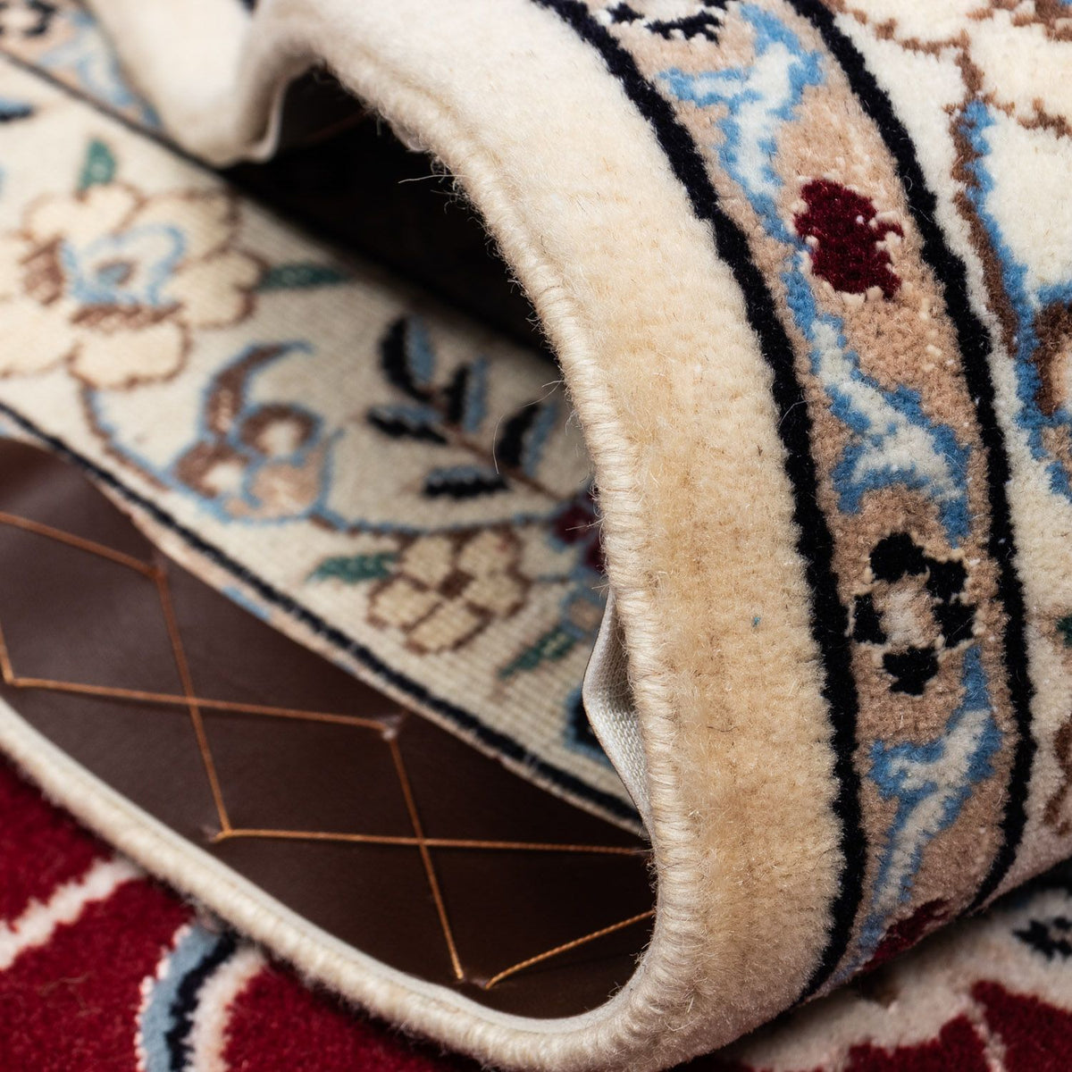 Persisk tæppe - Nain - Royal - 348 x 248 cm - sort